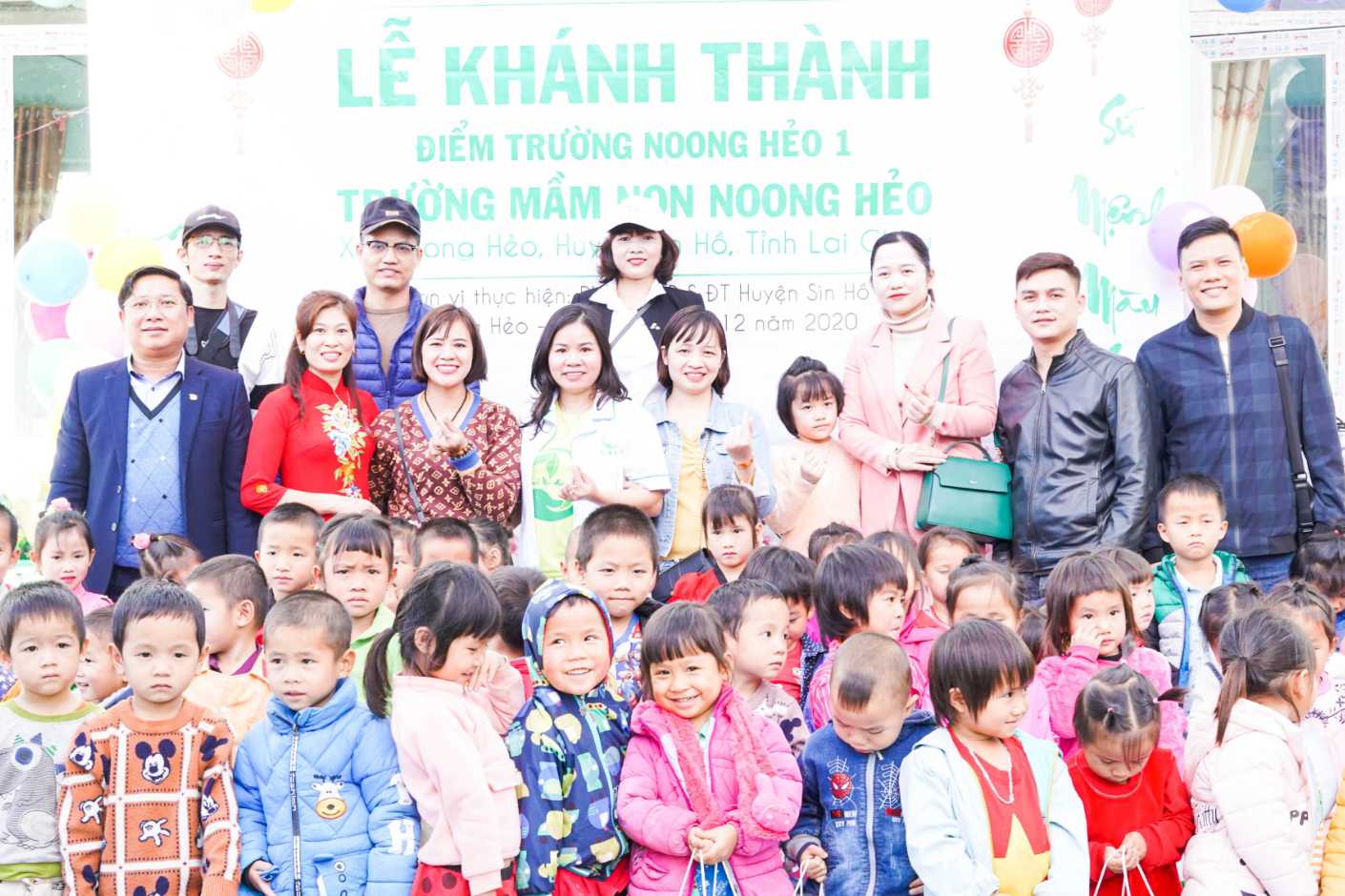Ngày 29/12/2020, Thanh Mộc Hương kết hợp với Ban giám hiệu trường mầm non Noong Hẻo 1, Sìn Hồ, Lai Châu. Long trọng tổ chức cắt băng khánh thành trường mới cho các em nhỏ nơi đây.